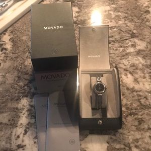 Movado Silver Bracelet Watch